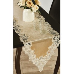 Τραβέρσα Με Κέντημα 7103/01 White Egg (40x180) 1Τεμ