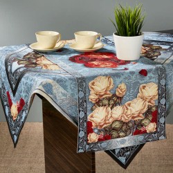 Σετ Τραπεζαρίας Υφαντό Χριστουγεννιάτικο Σετ Christmas YF01 Polycotton White Egg 2Τεμ Σετ Τραπεζαρίας Υφαντό Χριστουγεννιάτικο Σετ Christmas YF01 Polycotton White Egg 2Τεμ