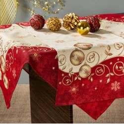 Σετ Τραπεζαρίας Υφαντό Χριστουγεννιάτικο Σετ Christmas YF06 Polycotton White Egg 2Τεμ Σετ Τραπεζαρίας Υφαντό Χριστουγεννιάτικο Σετ Christmas YF06 Polycotton White Egg 2Τεμ