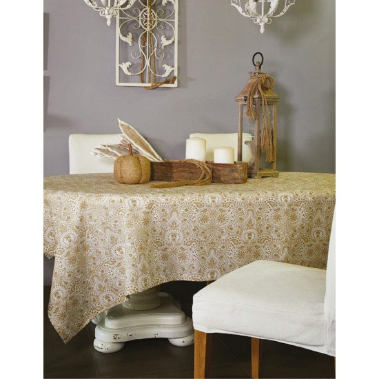 Τραπεζομάντηλο Loneta Z062-2 Polycotton White Egg (135x180) 1Τεμ