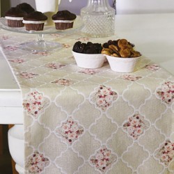 Τραπεζομάντηλο Loneta Z064-2 Polycotton White Egg (135x180) 1Τεμ