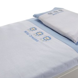 Σεντόνια Κούνιας Σετ Baby Wild Dreams A Cotton White Egg (120x160) 1Τεμ