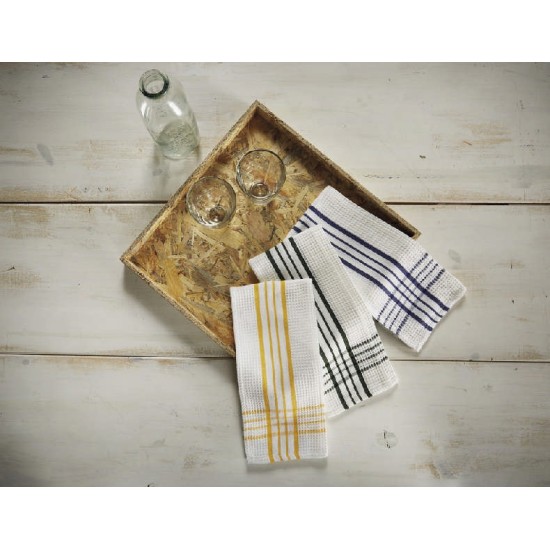 Ποτηρόπανα Σετ Kitchen Ποτ 04 Jacquard Cotton White Egg (50x70) 6Τεμ