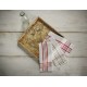 Ποτηρόπανα Σετ Kitchen Ποτ 04 Jacquard Cotton White Egg (50x70) 6Τεμ