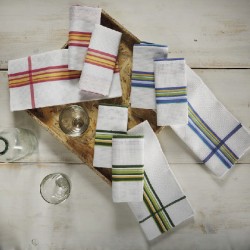 Ποτηρόπανα Σετ Kitchen Ποτ 03 Jacquard Cotton White Egg (50x70) 3Τεμ