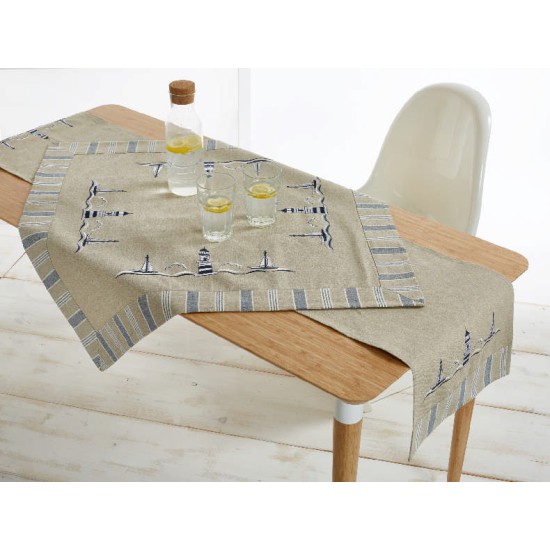 Τραπεζομάντηλο 80195 White Egg (140x180) 1Τεμ