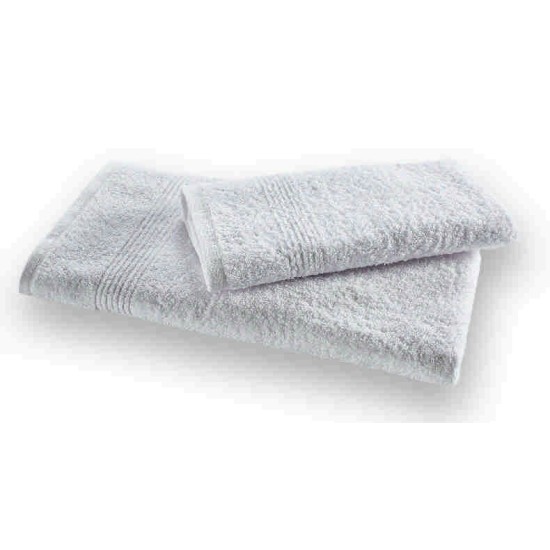 Πετσέτα Προσώπου Ρίγες White Cotton White Egg (50x100) 1Τεμ