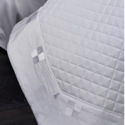 Κουβερλί Νυφικό Υπέρδιπλο Σετ Wedding Quilt NK2 Jacquard Micro White Egg (220X240) 3Τεμ