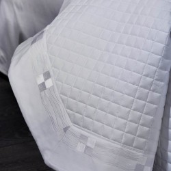 Κουβερλί Υπέρδιπλα Σετ Νυφικό ΝΚ 02 Jacquard Microfiber White Egg (230x250) 3Τεμ