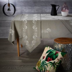 Τραπεζομάντηλο Τραπεζαρίας 41889 Με Κέντημα Polylinen White Egg (140x180) 1Τεμ