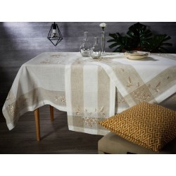Τραπεζομάντηλο Τραπεζαρίας 5008 Με Κέντημα Polylinen White Egg (140x180) 1Τεμ