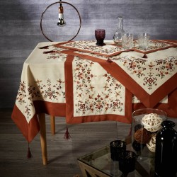 Ροντόντα Τραπεζαρίας 507-35 Με Κέντημα White Egg (180Φ) 1Τεμ