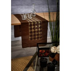 Τραβέρσα Τραπεζαρίας 78269 Jacquard Polycotton White Egg (40x150) 1Τεμ
