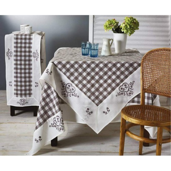 Τραπεζομάντηλο 20/2007 Polylinen White Egg (140x180) 1Τεμ