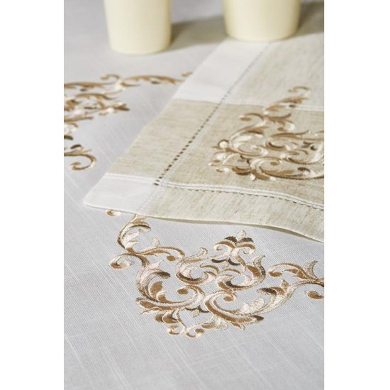 Τραβέρσα 10060 Polycotton White Egg (40x160) 1Τεμ