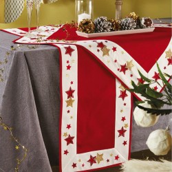 Τραβέρσα Χριστουγεννιάτικη Christmas 17592-R Polycotton White Egg (40x180) 1Τεμ Τραβέρσα Χριστουγεννιάτικη Christmas 17592-R Polycotton White Egg (40x180) 1Τεμ