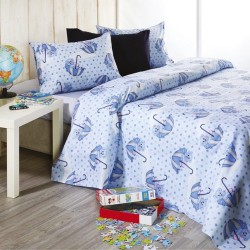 Σεντόνια Παιδικά Μονά Σετ Kids C016-2 Cotton White Egg (160x240) 3Τεμ