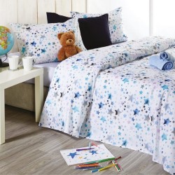 Σεντόνια Παιδικά Μονά Σετ Kids C017-2 Cotton White Egg (160x240) 3Τεμ