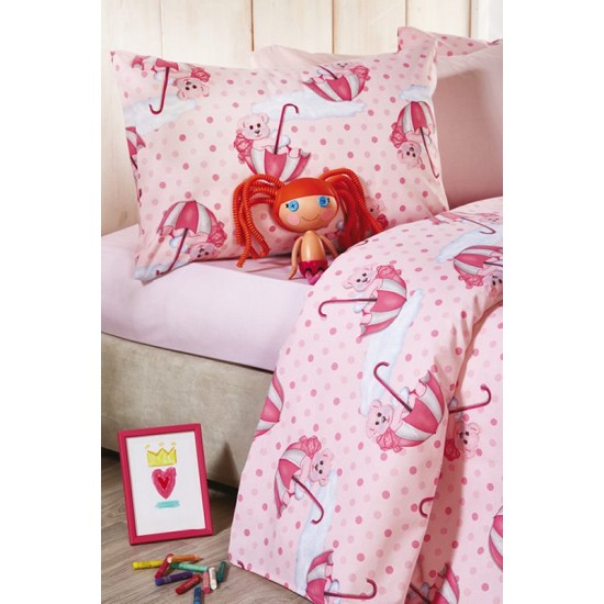 Σεντόνια Παιδικά Μονά Σετ Kids C016-1 Cotton White Egg (160x240) 3Τεμ